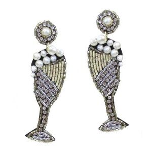 Brand new seed bead cocktail earrings